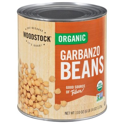 Woodstock Garbanzo Beans Organic 6/110 OZ [UNFI #2138972] [ebt]