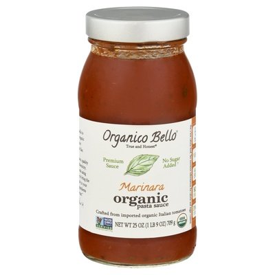 Organico Bello Pasta Sauce Organic Marinara 6/25 OZ [UNFI #1417898] [ebt]