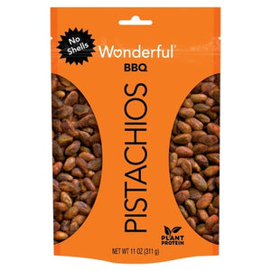 Wonderful Pistachios Pistachios Bbq No Shells 12/11 OZ [UNFI #2766897] [ebt]