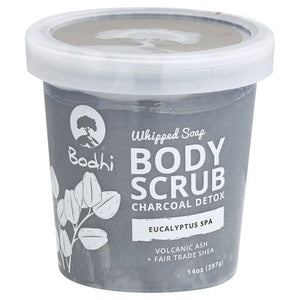 Bodhi Body Scrub Whipped Soap Charcoal Detox 1/14 OZ [UNFI-CARLISLE #2250033]