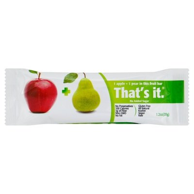 Thats It Fruit Bar Apple + Pear 12/1.2 OZ [UNFI-CARLISLE #1138155] [ebt]