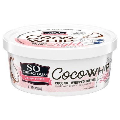 So Delicious Coconut Whipped Topping Light 12/9 OZ [UNFI #1610443] [ebt]