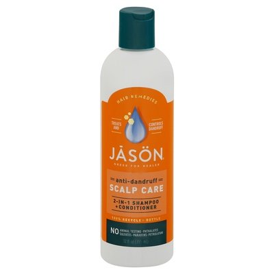 Jason Natural Products Shampoo + Conditioner 2-In-1 Scalp Care Anti-Dandruff 1/12 OZ [UNFI-CARLISLE #1172337]