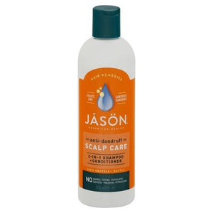 Jason Natural Products Shampoo + Conditioner 2-In-1 Scalp Care Anti-Dandruff 1/12 OZ [UNFI-CARLISLE #1172337]