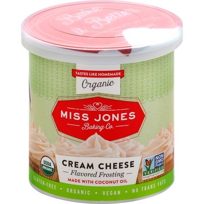 Miss Jones Baking Co Flavored Frosting Organic Cream Cheese 6/11.29OZ [UNFI #1908235] [ebt]