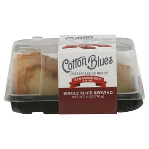 Cotton Blues Strawberry Swirl Single Slice Serving 12/6 OZ [UNFI #02895886] [ebt]