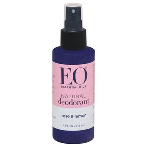 Eo Deodorant Natural Rose & Lemon Essential Oils 1/4 OZ [UNFI-CARLISLE #2513356]