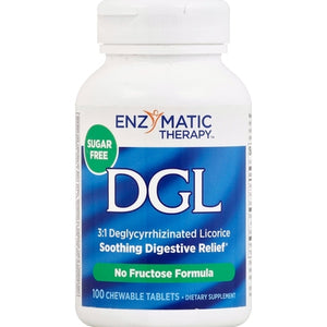Enzymatic Therapy DGL Chewable Tablets No Fructose Formula 1/100 TAB [UNFI-CARLISLE #2125201]