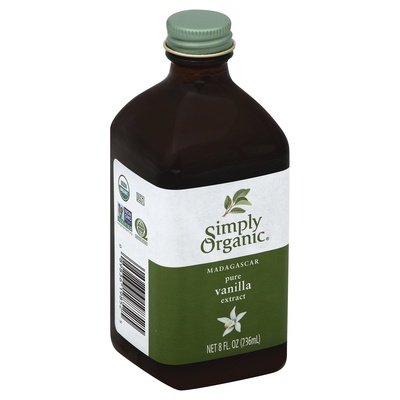 Simply Organic Vanilla Extract Pure Madagascar 6/8 OZ [UNFI #1698596] [ebt]