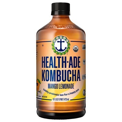 Health-Ade Kombucha Mango Lemonade 12/16 OZ [UNFI #1788389] [ebt] D
