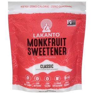 Lakanto White Sugar Replacement Classic Monkfruit Sweetener 10/8.29 OZ [UNFI #2911626] [ebt]