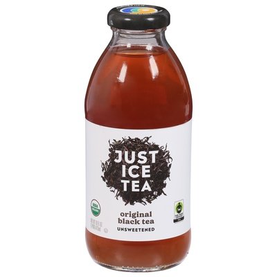 Just Ice Tea Black Tea Original Unsweetened 12/16 OZ [UNFI #2944718] [ebt]