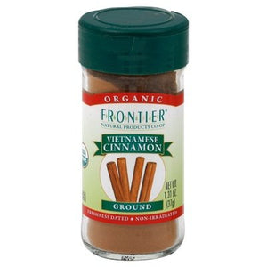 Frontier Nat Prod Co-Op Cinnamon Vietnamese Ground 1/1.31 OZ [UNFI-CARLISLE #1243310] [ebt]
