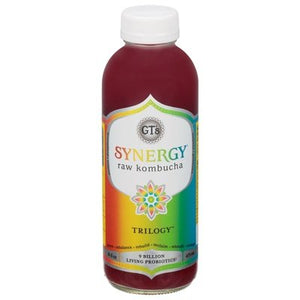 Gts Kombucha Raw Trilogy 12/16 OZ [UNFI #2273399] [ebt] D