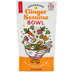 Riega Foods Seasoning Ginger Sesame Bowl 8/1.06 OZ [UNFI #2838795] [ebt]
