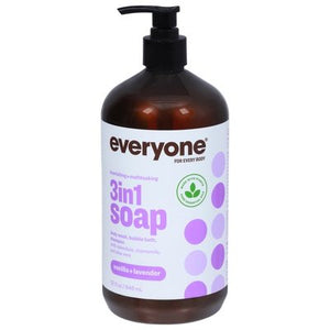 Everyone Soap 3 In 1 Vanilla + Lavender 1/32 OZ [UNFI-CARLISLE #2513398]