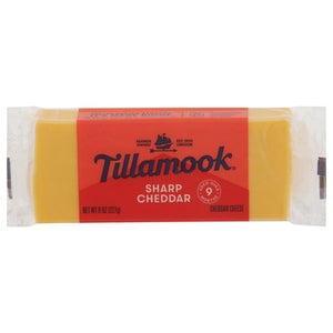 Tillamook Cheese Sharp Cheddar 12/8 OZ [UNFI #2641033] [ebt]