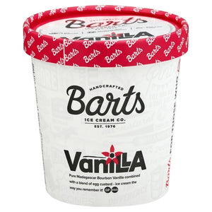 Barts Ice Cream Vanilla 8/16 OZ [UNFI #02611713] [ebt]