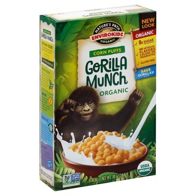 Natures Path-Envirokidz Cereal Corn Puffs Gorilla Munch 12/10 OZ [UNFI #0965939] [ebt]