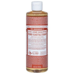 Dr Bronners Soap Pure-Castile 18-In-1 Hemp Eucalyptus 1/16 OZ [UNFI-CARLISLE #328906]