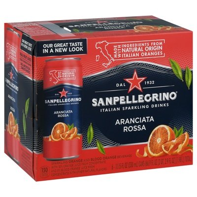 Sanpel Sprk Bev Aranciata Rossa 4/6/11.15Z [UNFI #2802510] [ebt]