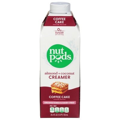 Nutpods Creamer Almond + Coconut Coffee Cake 6/25.4 OZ [UNFI #2875706] [ebt]