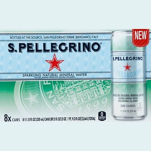 San Pellegrino Sparkling Water Natural Mineral 3/8/11.15Z [UNFI #2346559] [ebt]