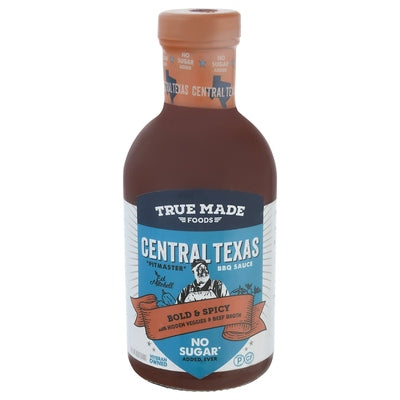True Made Foods BBQ Sauce Central Texas 6/18 OZ [UNFI #02658102] [ebt]