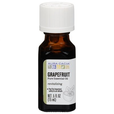Aura Cacia Pure Essential Oil Grapefruit Revitalizing 1/.5 OZ [UNFI-CARLISLE #620328]