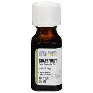 Aura Cacia Pure Essential Oil Grapefruit Revitalizing 1/.5 OZ [UNFI-CARLISLE #620328]