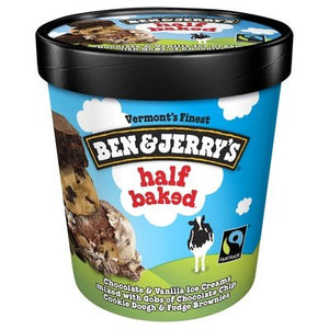 Ben & Jerrys Ice Cream Half Baked 8/PINT [UNFI #357293] [ebt]