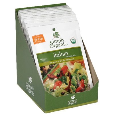 Simply Organic Dressing Mix Italian 12/.7 OZ [UNFI #0915843] [ebt]