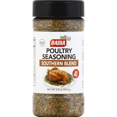 Badia Spices Poultry Seasoning Southern Blend 6/5.5 OZ [UNFI #02252567] [ebt]