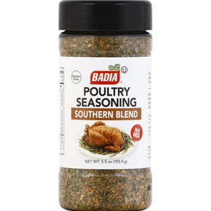 Badia Spices Poultry Seasoning Southern Blend 6/5.5 OZ [UNFI #02252567] [ebt]