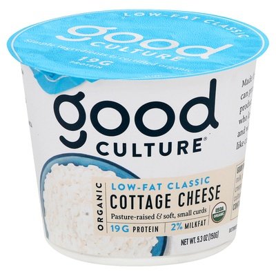 Good Culture Cottage Cheese Low-Fat Classic Organic 12/5.3 OZ [UNFI #2889467] [ebt]