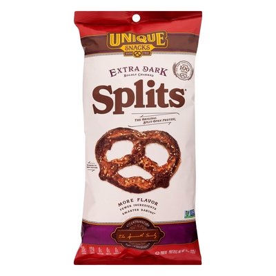 Unique Pretzels Pretzels Extra Dark 12/11 OZ [UNFI #492405] [ebt]