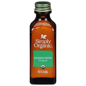 Simply Organic Extract Peppermint Flavor 6/2 OZ [UNFI #186130] [ebt]