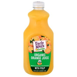 Uncle Matts Juice Organic Orange With Pulp 6/52 OZ [UNFI #2344760] [ebt]