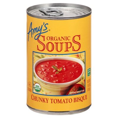 Amys Soup Organic Chunky Tomato Bisque 12/14.5OZ [UNFI #0246298] [ebt]