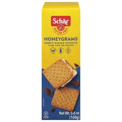 Schar Cookies Gluten-Free Honeygrams 6/5.6 OZ [UNFI #2556611] [ebt]
