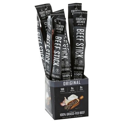 Country Archer Beef Stick Original 18/1 OZ [UNFI-CARLISLE #2527810] [ebt]