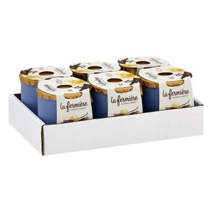 La Fermiere Yogurt Whole Milk Creamy Vanilla Bean 6/4.9 OZ [UNFI #2327781] [ebt]