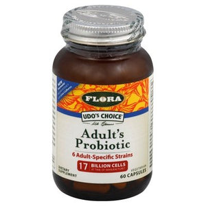 Flora Probiotic Adults Vegetarian Capsules 1/60 CAP [UNFI #2260016] [ebt]