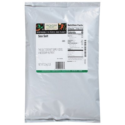 Frontier Nat Prod Co-Op Sea Salt 5 Lb [UNFI-CARLISLE #0478438] [ebt]