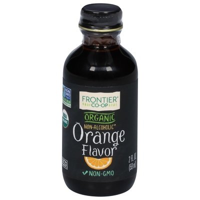 Frontier Nat Prod Co-Op Orange Flavor Organic 2 OZ [UNFI-CARLISLE #0972885] [ebt]