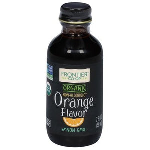 Frontier Nat Prod Co-Op Orange Flavor Organic 2 OZ [UNFI-CARLISLE #0972885] [ebt]