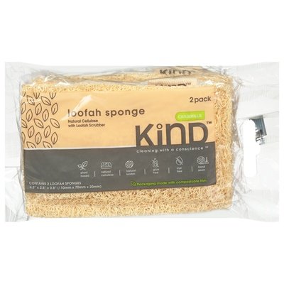 Casabella Kind Loofah Sponge 2 Pack 12/2 CT [UNFI #2604171]