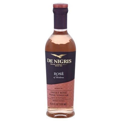 De Nigris Wine Vinegar Sweet Rose 6/16.9 OZ [UNFI #2592731] [ebt]