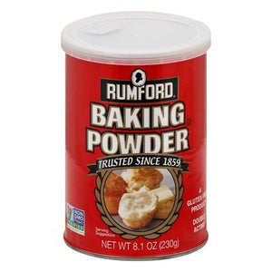 Rumford Baking Powder Gluten Free Double Acting 12/8.1 OZ [UNFI #2187888] [ebt]