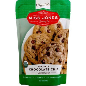Miss Jones Baking Co Cookie Mix Organic Chocolate Chip Sea Salt 6/13 OZ [UNFI #1908201] [ebt]